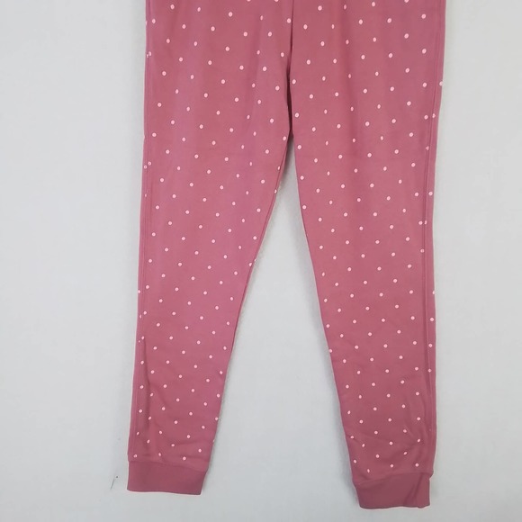 Oshkosh Fleece Lined High Rise Jogger Girl's Size 14 in‎ Pink Polka Dots - Picture 4 of 12